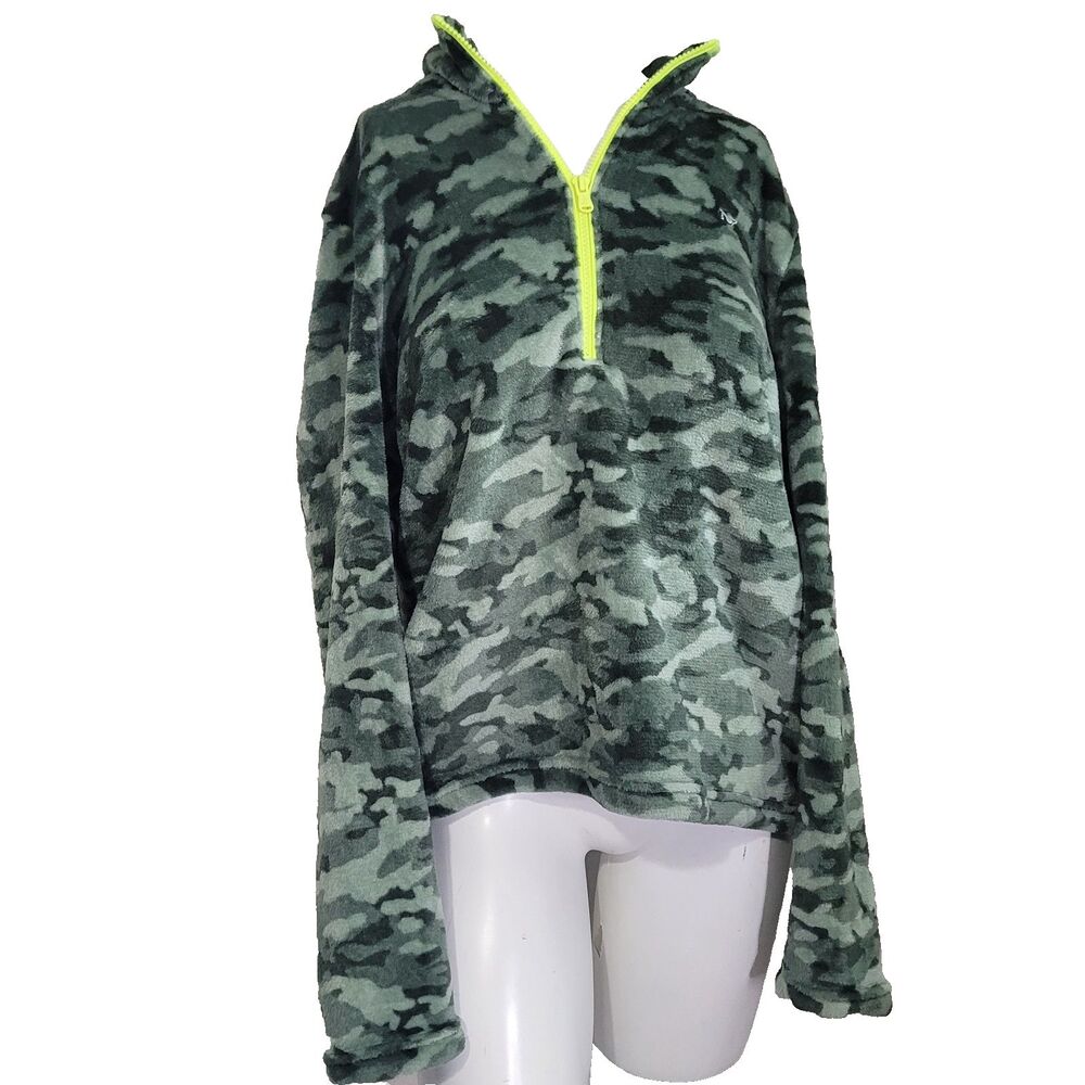 Vineyard Vines Large sweater pullover soft 1/4 zipper longseleeve camouflage